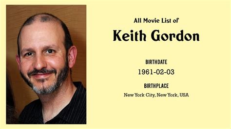 Keith Gordon Movies List Keith Gordon Filmography Of Keith Gordon