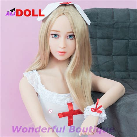 148cm Blonde Nurse Sex Dolls Lifelike 100 Real Silicone With Soft