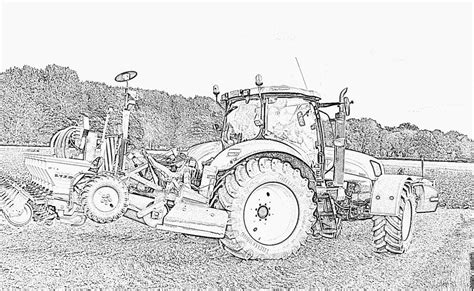 Kleurplaat Fendt Kleurplaat Tractor Fendt Tractor Coloring Pages
