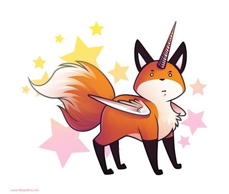Foxicorn Fox Drawing Online Art Gallery Art