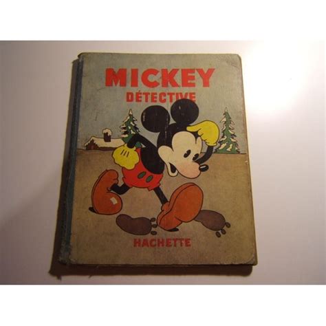 Mickey Detective Livre Ancien Rakuten