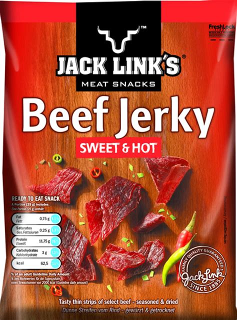 Jack Links Beef Jerky Sweet Hot Gramm