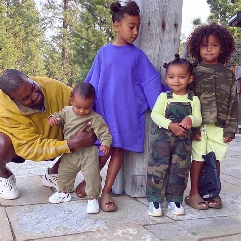 Inside Kanye Wests Tropical Vacation With His And Kim Kardashians Kids