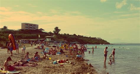 Beach Full Of People Copyright Free Photo By M Vorel Libreshot