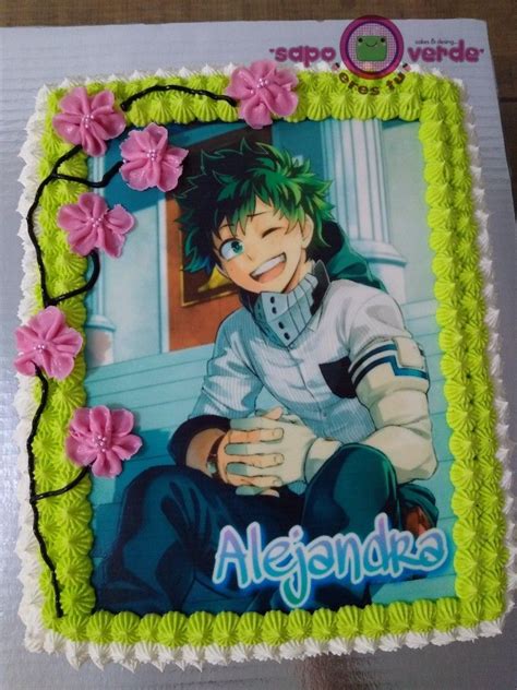 Izuku Midoriya Cake Como Hacer Tortillas Pastel Decorado Cumpleaños