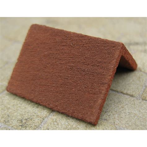 Stacey Miniature Masonry Angled Conker Ridge Tiles 50 Pieces