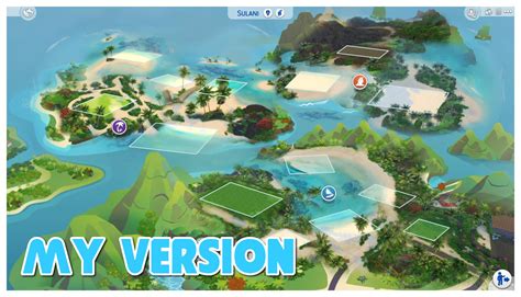 Sims 4 Island Living Map