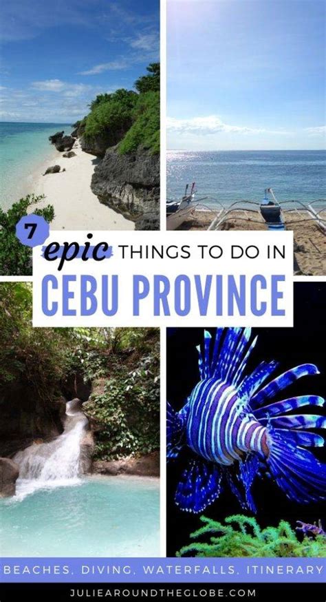 Cebu Province Tourist Spots Itinerary