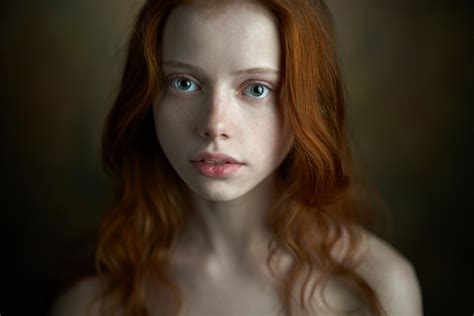 4560771 Redhead Face Model Women Portrait Ekaterina