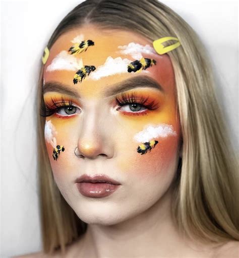 For The Bees Makeup Look Bee Makeup Fantasy Makeup Halloween Makeup