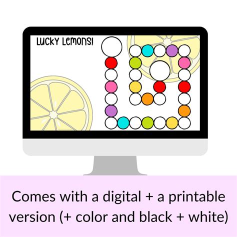 Lucky Lemons Sol Mi Printable And Digital Board Game For Solfege