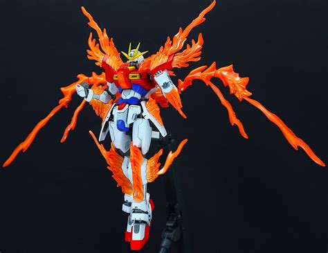 Custom Build Hgbf Try Burning Gundam Burning Burst Mode