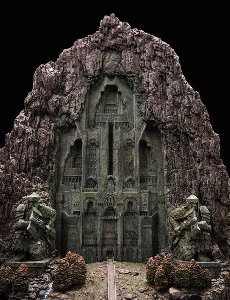 Front Gate Of Erebor A Monument Of Dwarven Power And Skill