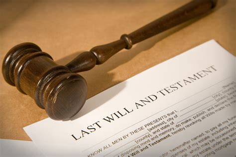 Last Will And Testament Form With Gavel Estate Planning Real Estate