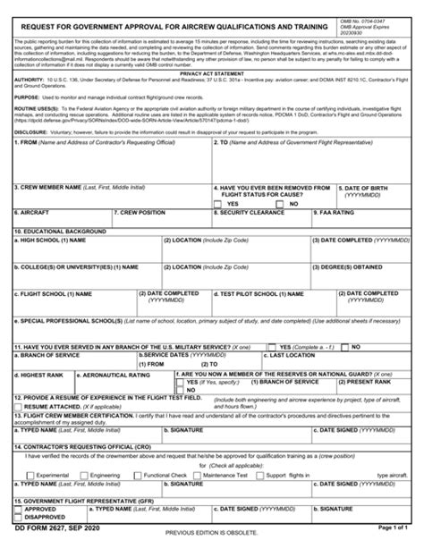 Dd Form 2627 Download Fillable Pdf Or Fill Online Request For