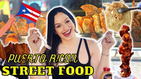 American Gringa Trying Puerto Rican Street Food For The First Time
