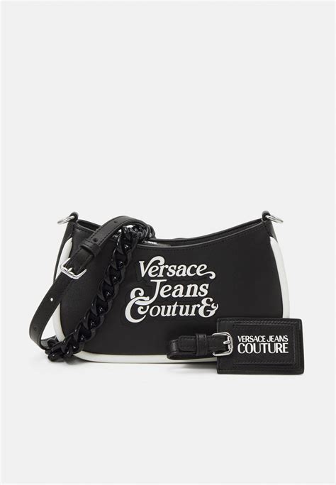 versace jeans couture range bowling bags sketch bags handtasche black schwarz zalando at