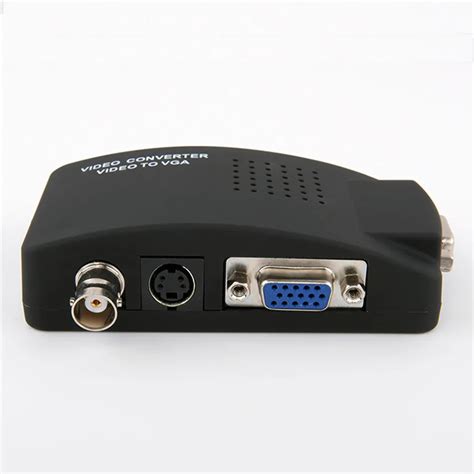 Leory Bnc To Vga Video Converter S Video Input To Pc Vga Out Adapter