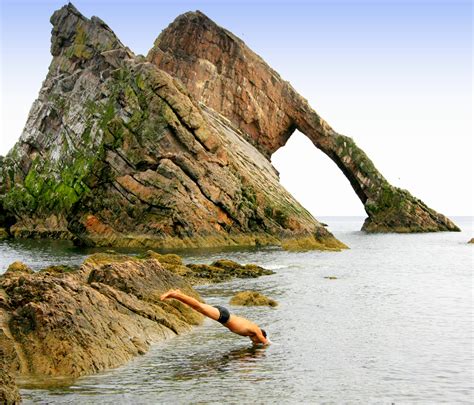 Wild Swimming Under Sea Arches And Into Sea Caves The Best Places To