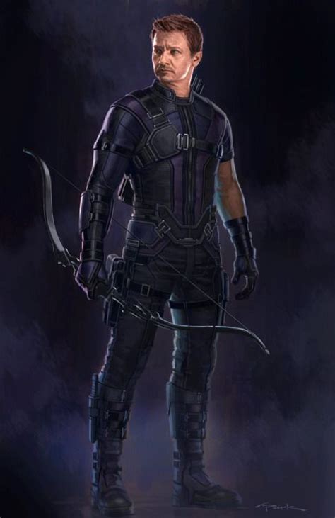 Captain America Civil War Character Concept Art Hawkeye