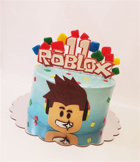 Fascinating Roblox Cake Roblox Birthday Cake 6th Birthday Cakes