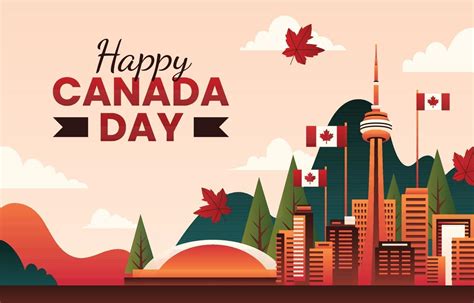 Happy Canada Day Background Concept 2373699 Vector Art At Vecteezy