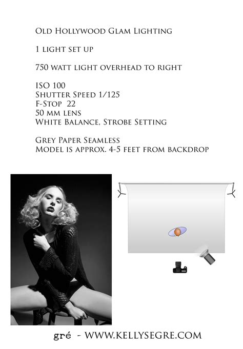 OldHollywoodGlamKellySegre | Photo lighting setup ... Either you practice photography or videography, you'll find this studio photography lighting kit very handy.