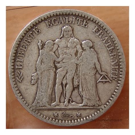 5 Francs Hercule 1872 A Paris Montay Numismatique