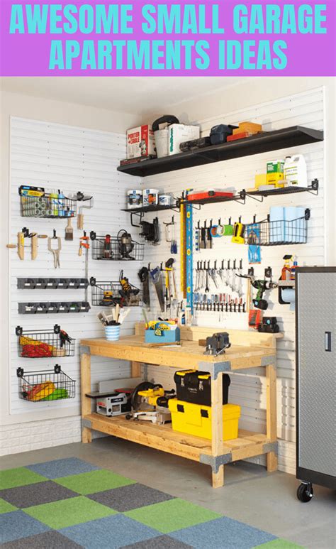 Awesome Small Garage Apartments Ideas Garage Organization Tips Garage Organization