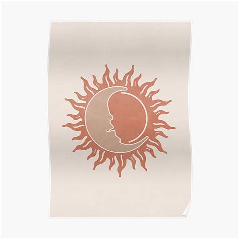 Sun And Moon Poster For Sale By Millamix Redbubble