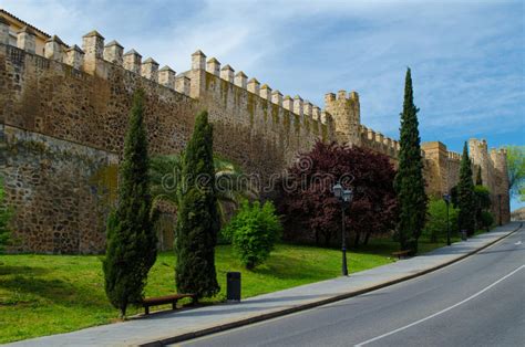 Espanha Parede Da Cidade De Toledo Imagem De Stock Imagem De Casa