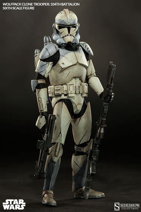 Star Wars Wolfpack Clone Trooper 104th Battalion Sixth Scale Figure By