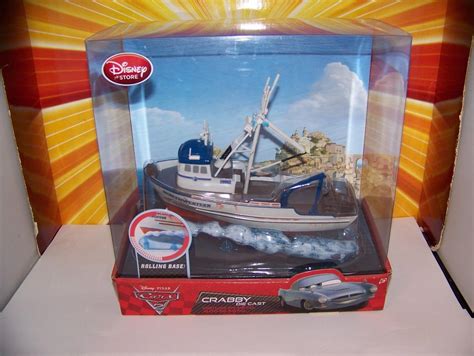 Disney Store Exclusive Disney Cars Crabby Diecast Boat Ship Cars 2