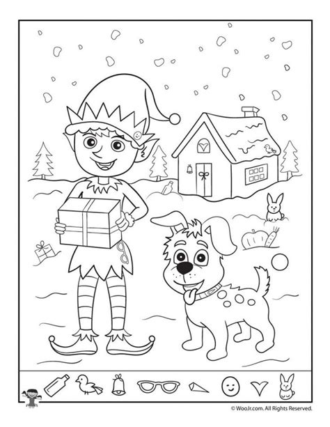 The exactly aspect of free christmas worksheets for kids was 1920x1080 pixels. Christmas Hidden Pictures Printables for Kids | Woo! Jr ...