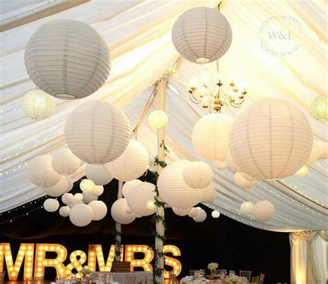 Pin By Kerry Melbourne On Decorations White Paper Lanterns Wedding