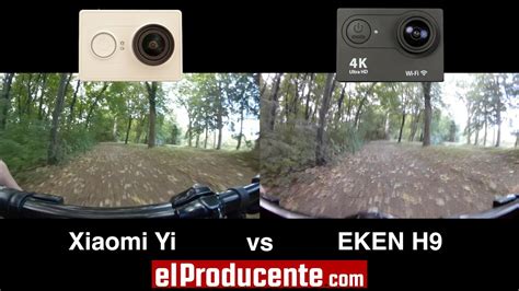 Xiaomi Yi Vs Eken H9 4k Action Camera 1080p 60fps Youtube