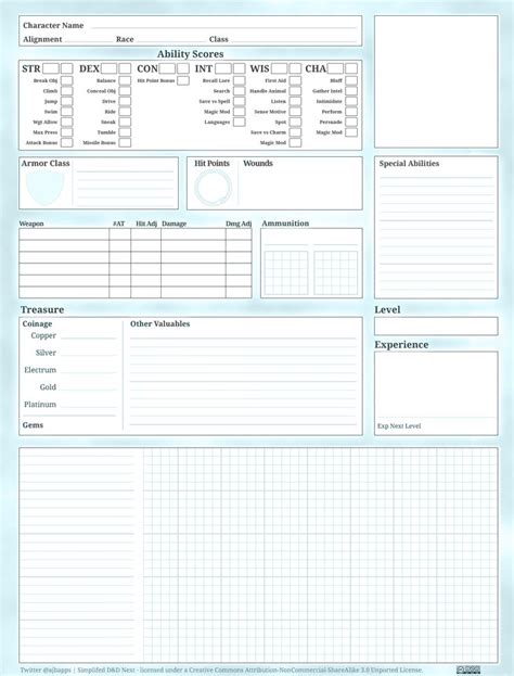 Detailed Character Sheet By Devilscrypt On Deviantart Character