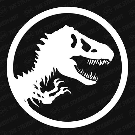 Jurassic Park Emblem Vinyl Decal Festa Jurassic Park Jurassic Park