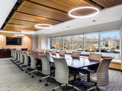 Recently Completed Christensen Jensen Law Firm Conference Room Designed By Conference