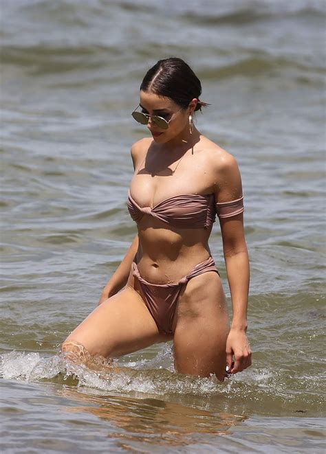 Olivia Culpo In Bikini On The Beach In Miami August Celebs