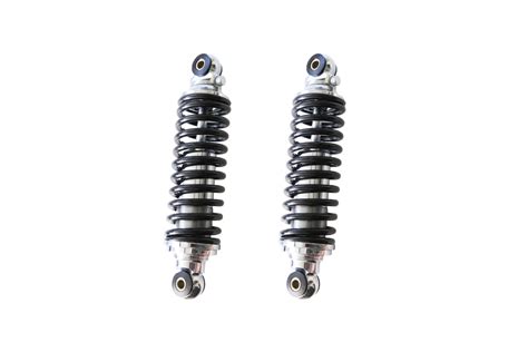 135 Inch Chrome Adjustable Coil Over Shock Absorber Pair