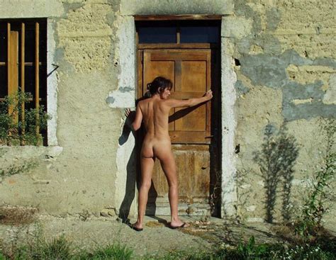 Nude From Rear In Rustic European Doorway June 2007 Voyeur Web