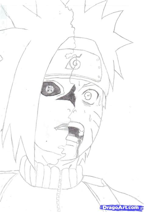 How To Draw Naruto And Sasuke At Once Step By Step
