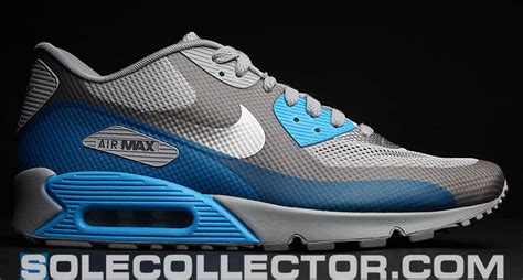 Closer Look Nike Air Max 90 Hyperfuse Greyblue Glow Complex