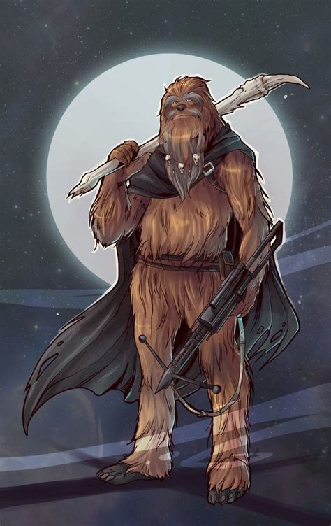 Greewokk The Wookie Elder Arte Nerd Héroes Marvel Guerreros