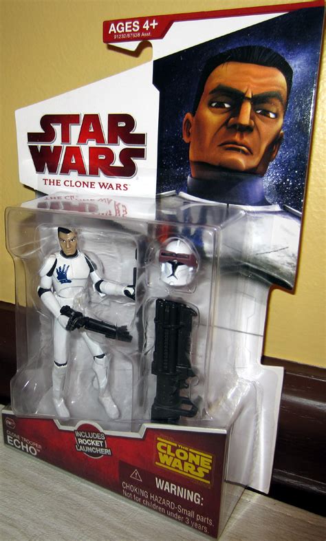 Don't know how to clone android phone to new phone? Clone Trooper Echo Action Figure CW17 Star Wars
