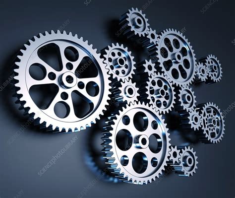 Cogs And Gears Artwork Stock Image F0068793 Science Photo Library