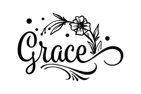Grace Graphic By Creative Divine · Creative Fabrica