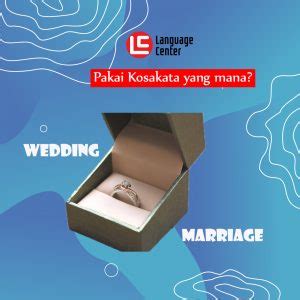 Perbedaan Wedding Dan Marriage Serta Contoh Kalimatnya
