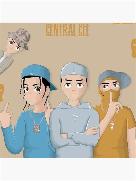 Central Cee Sticker For Sale By Artimous Redbubble